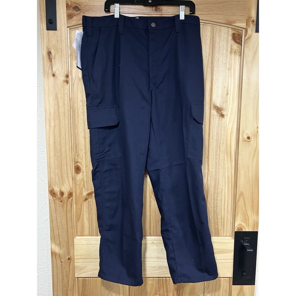 Tyndall Cargo Work Pants Navy Fire Resistant Size 36 X 30 Mens NWT
